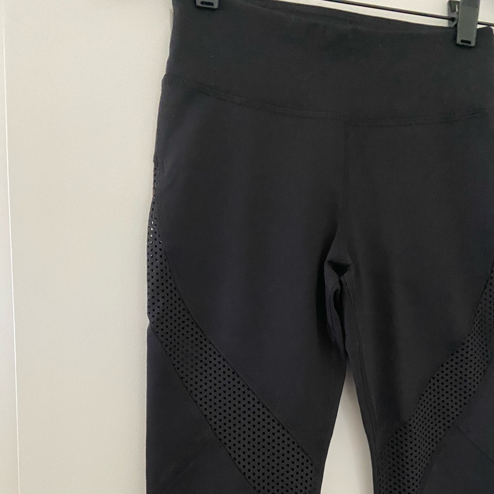 Express women’s black mesh workout leggings pants - Picture 2 of 10
